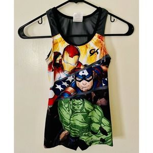 Marvel Superheroes One Piece Swimsuit Kids Sz CL
